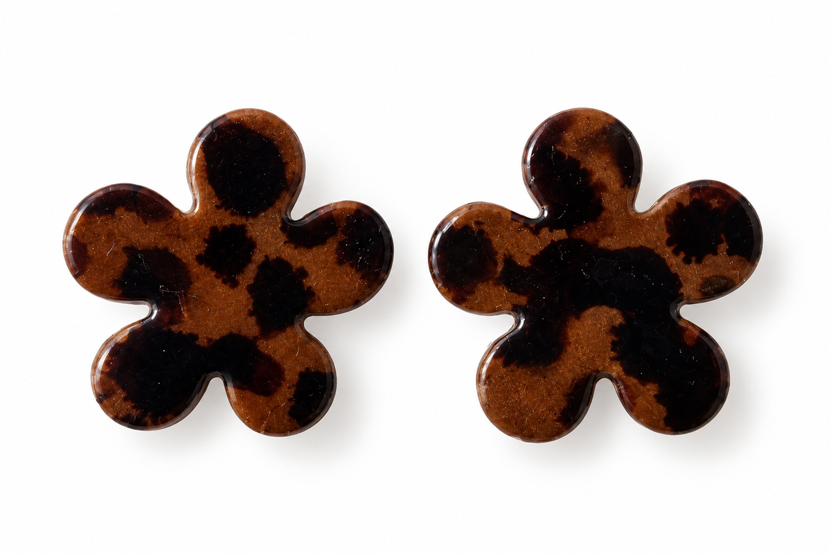 Boucles d'oreilles - Léora - Fleurs artisanales