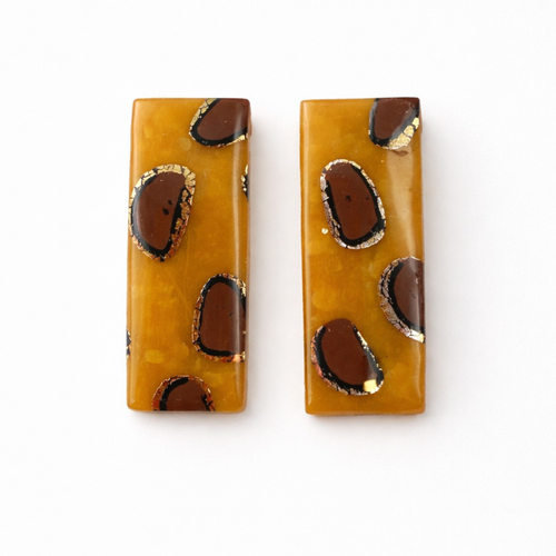 Boucles d'oreilles - Savana Léopard