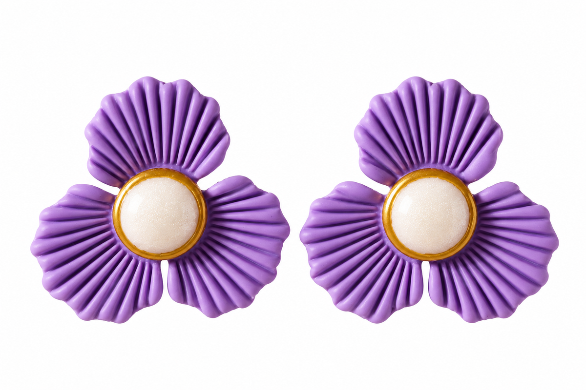 Boucles d'oreilles - Dahlia