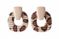 Boucles d'oreilles - Zaya - Leopard marbré