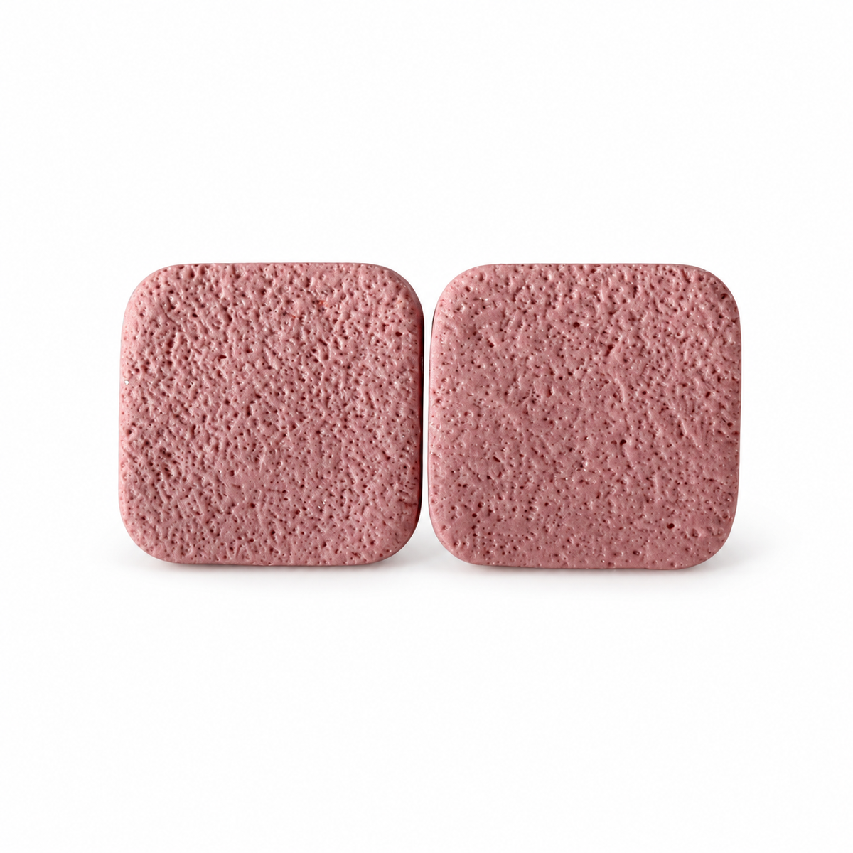 Boucles d'oreilles - Terra - Carrés texturés