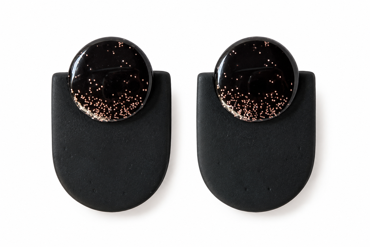Boucles d'oreilles - Onyx