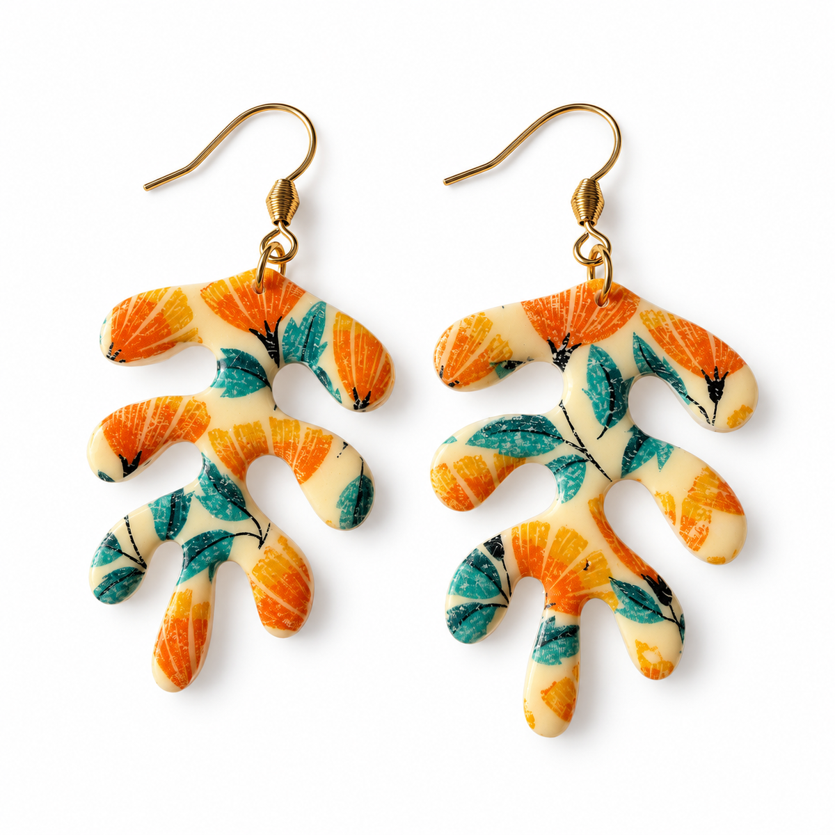 Boucles d'oreilles - Flora Tropicale