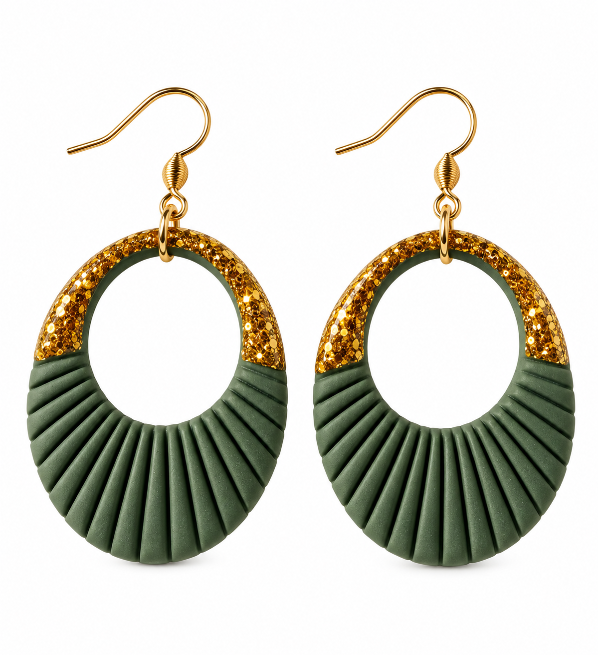 Boucles d'oreilles - Sélina - Éclats dorés