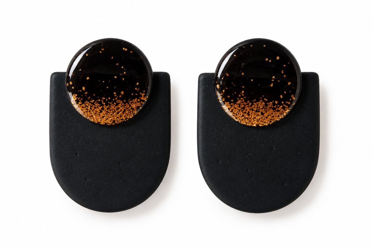 Boucles d'oreilles - Onyx