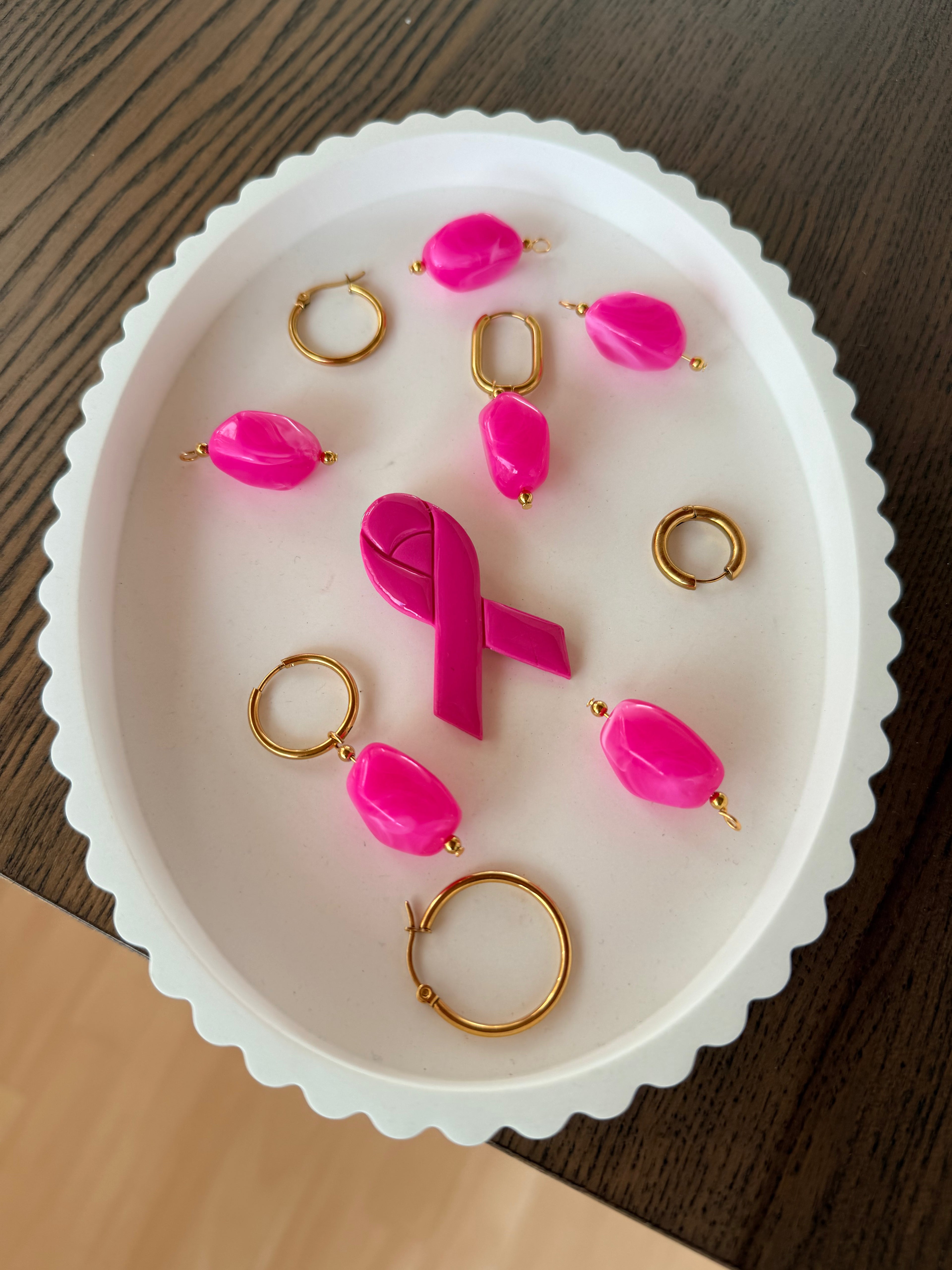 Pin’s Nœud Octobre Rose – Fait main 🎀