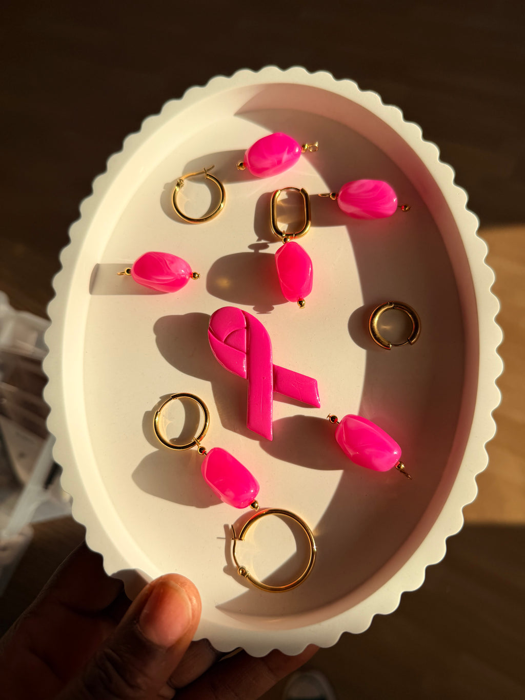 Pin’s Nœud Octobre Rose – Fait main 🎀